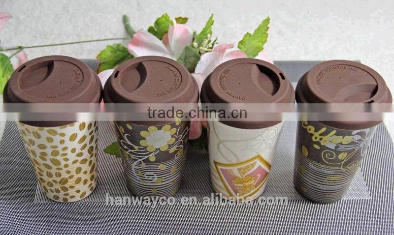 Excess inventory 13oz coffee mug with silicon lid