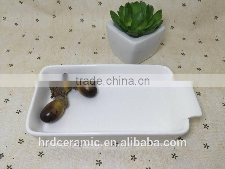 High quality sushi square dish/ceramic dish