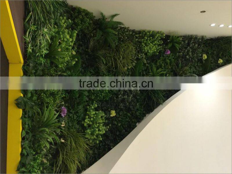 stair wall decorative plants wall