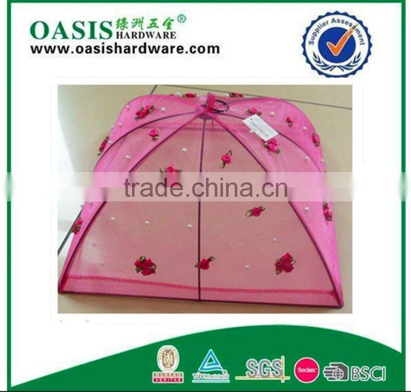 mesh table food cover Polyester mesh food cover Net Food Cover /New collapsible portable ofawidevariety beautiful Food cover