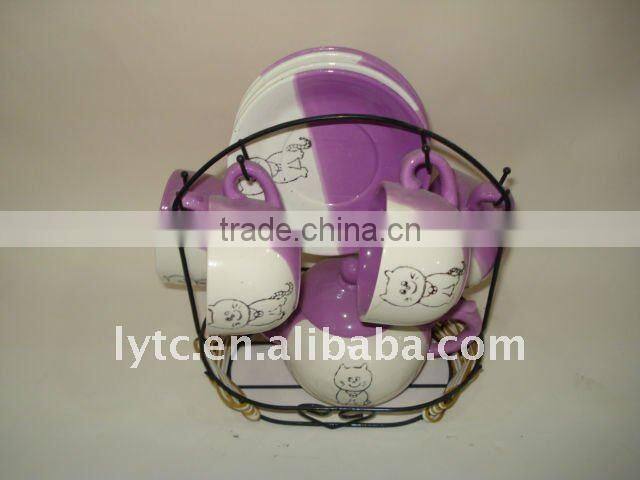 promotional gift porcelain tea set
