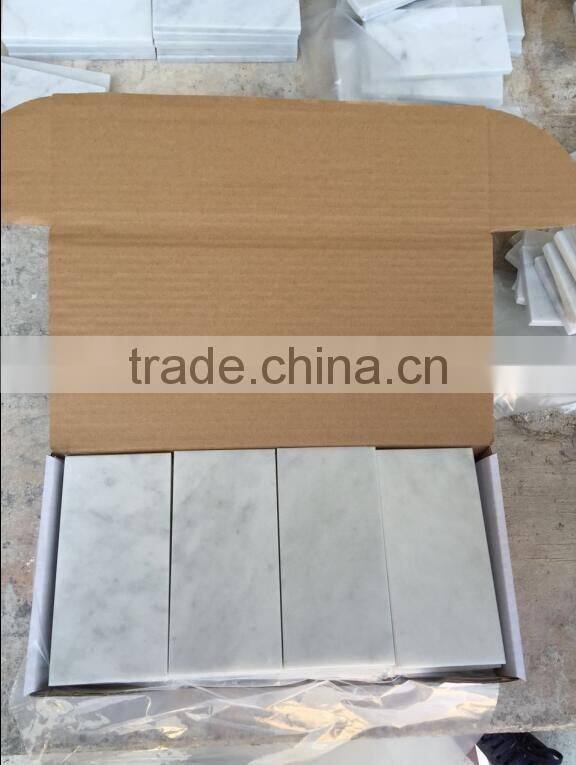 Subway Mosaic Tiles Bianco Carrara Mosaic Tile Carrara Marble Mosaic