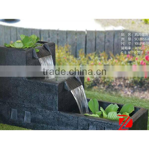 indoor stone water feature