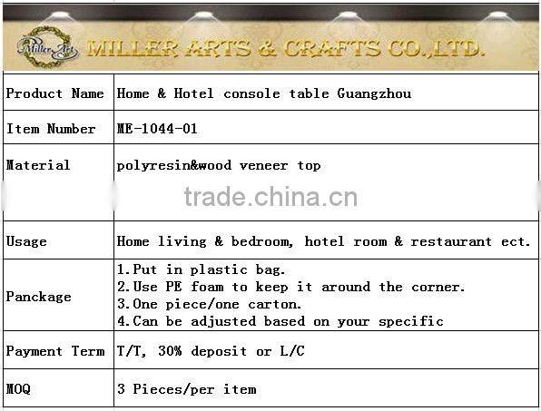 Good quality French Style console table for living room/hotel