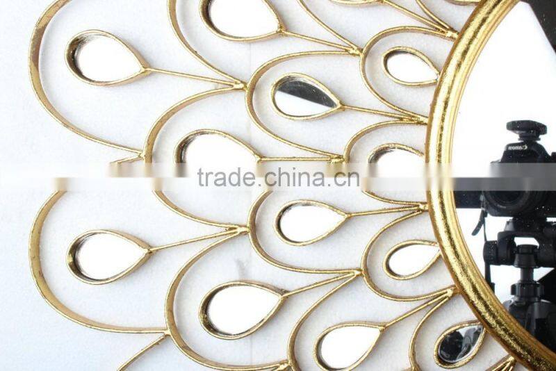 Design Decorative Wall Hanging Metal Mirror Art