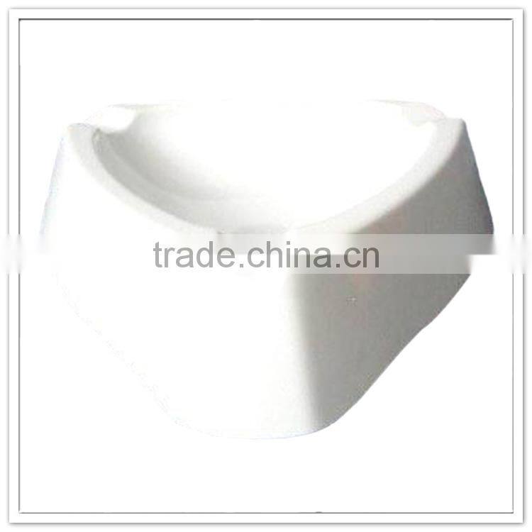 Restaurant square white color personalized made cigar ashtray with custom logo