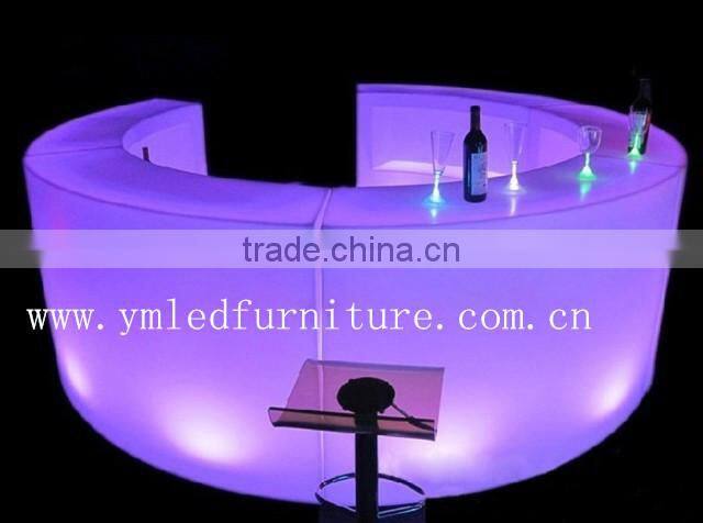 Light up Outdoor Chair/Led Plastic Chair and Table/Led Glowing Furniture