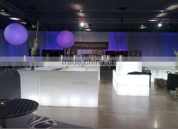 bar led table,illuminated Led reception counter