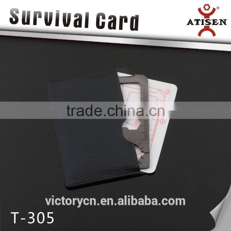 Colorfull Grey multi card ,Card type outdoor survival multi tool