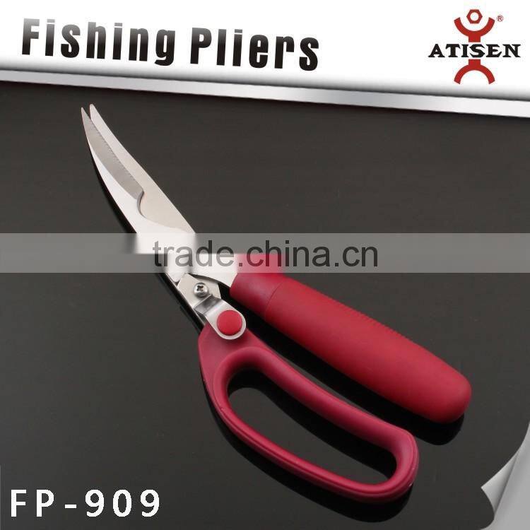 High Grade Fishing Shears With Soft Grip Rubber Handle Kitchen Scissors