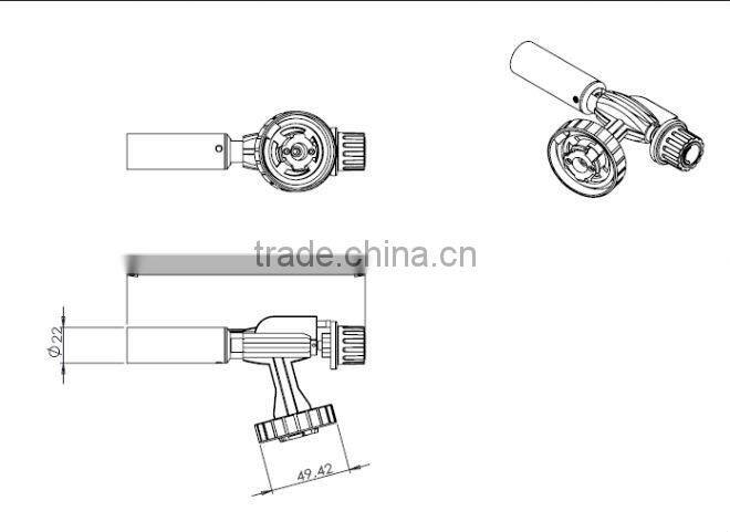 Portable torch lighter