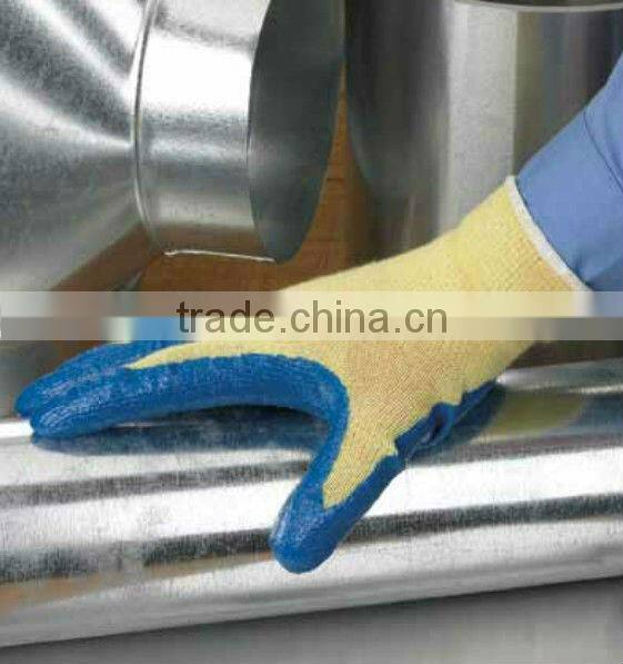 Well protection latex 3/4 coated industrial working gloves