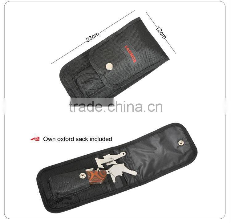 USA best selling wood hunting knife with 2 blade saw axe in outdoor