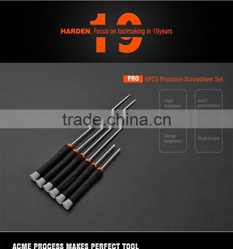 Professional 6PCS Plastic Handle Precision Screwdriver Set
