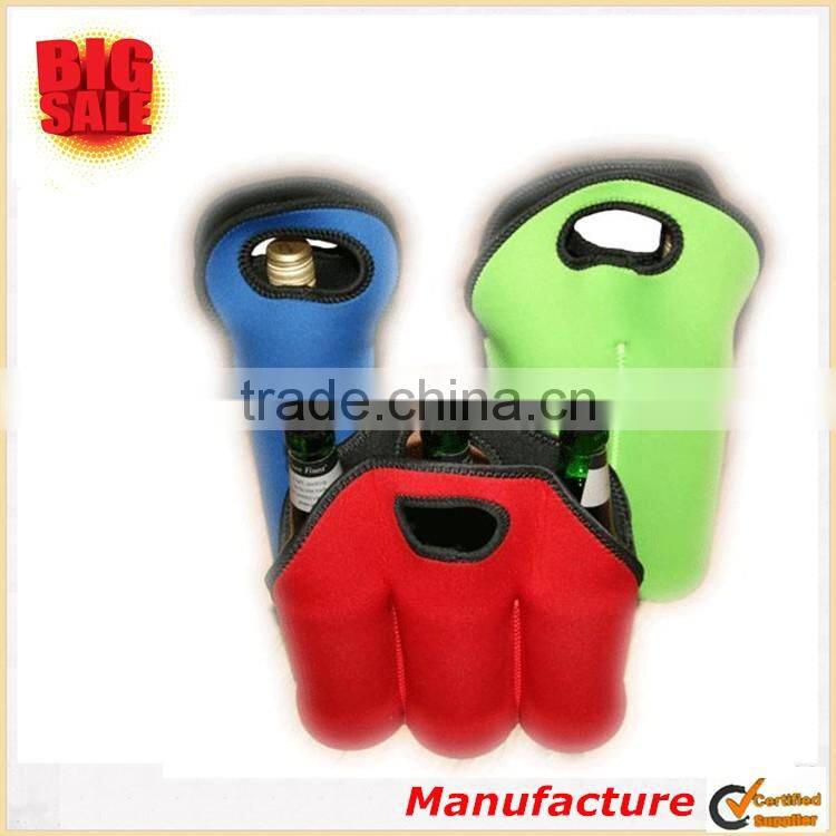 2018 Newest Fashion World Cup Bottler Cooler Promotional 2 Pair Double-bottle Cooler Cheap Bottle Sleeve Carrier Beer Wine