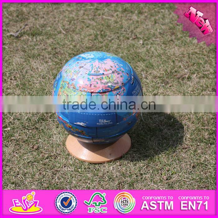 Best intelligent children wooden 3d puzzle ball W14G038