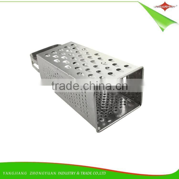 ZY-N5006 good quality 9 inch 4 sides grater full stainless steel grater