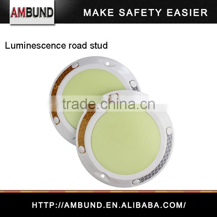 Safety LED Fluorescent Plastic Reflective Road Stud Markings