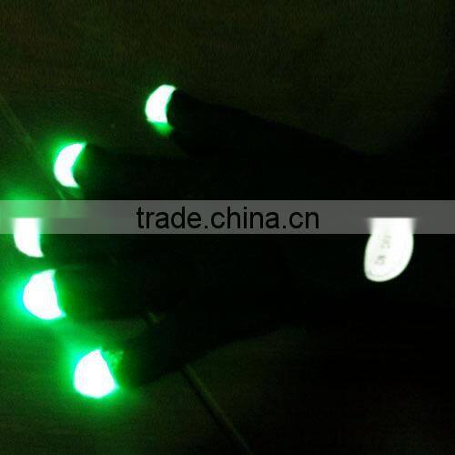 New Led Flashing gloves Rainbow Flash Fingertip LED Gloves Unisex Light Up Glow Stick Gloves Mittens