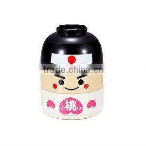 Japanese Kokeshi Bento Lunch Box Samurai Geisha Kids lunch