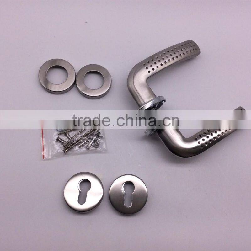 2017 pop European solid hollow stainless steel 304 tube hotel passage keyless door lock