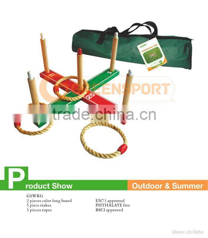 Ring toss game wood ring toss