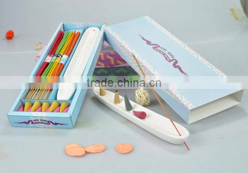 Fragrance incense stick and cone with insence stick holder