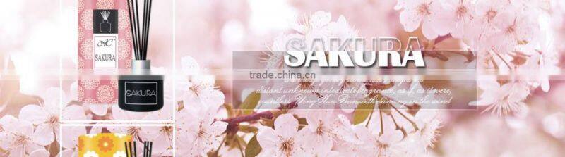 Hot selling black rattan sticks reed diffuser glass bottles wholesale