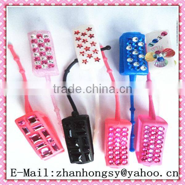 plastic snap charm bracelet