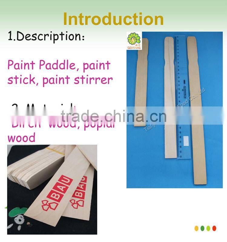 Wooden Paint Mixing Stirrer With Hand Curve