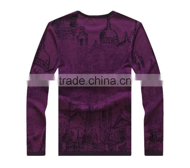 latest design custom printing wool sweater , pullover cardigan