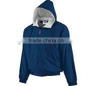 Adult hooded fleece lined jacket