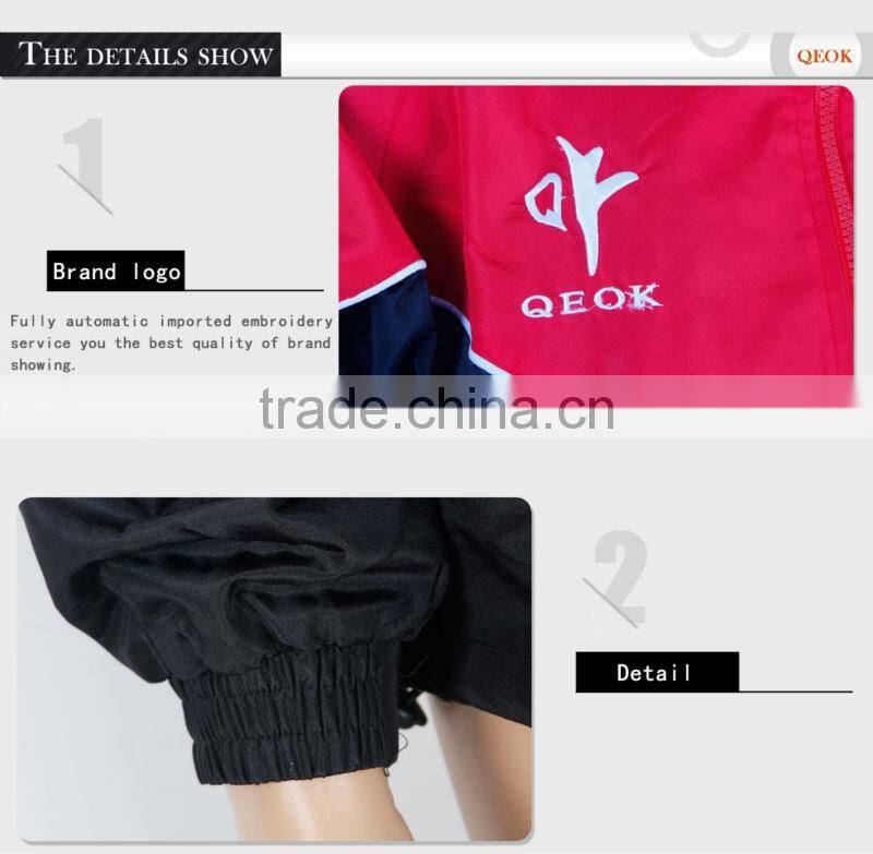 Full sublimation custom full zip tracksuit jacket