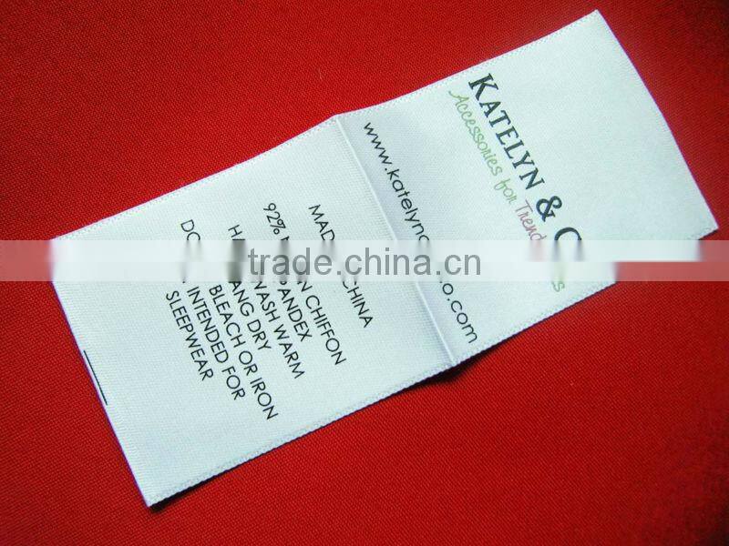 2017 hot sale T-shirt printing labels with competitive price