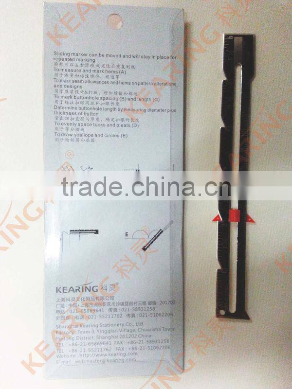 Kearing Blister packing Patchwork Quilting Rulers for fashion desingers screen pritning # 5006A