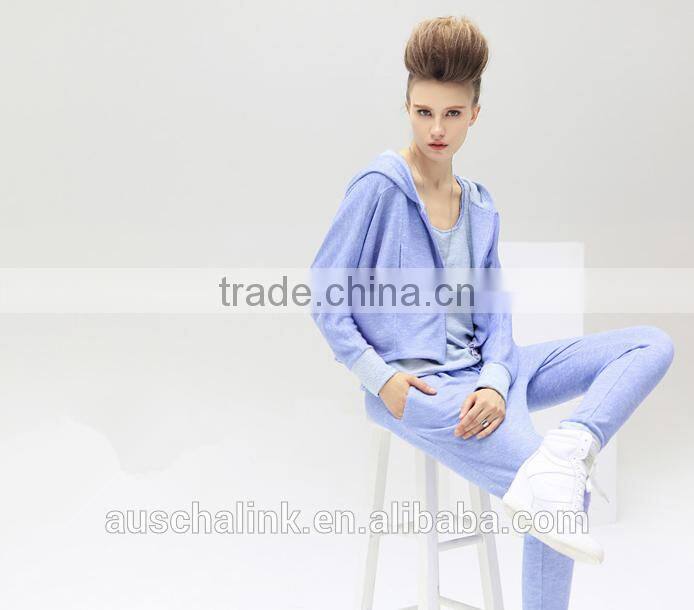 personalized woman knitted slim sweat pants joggers low price