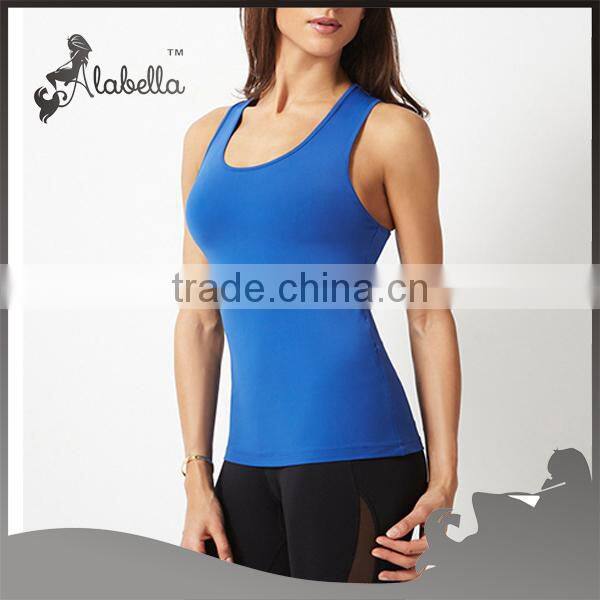 Girl fitness yoga tank tops