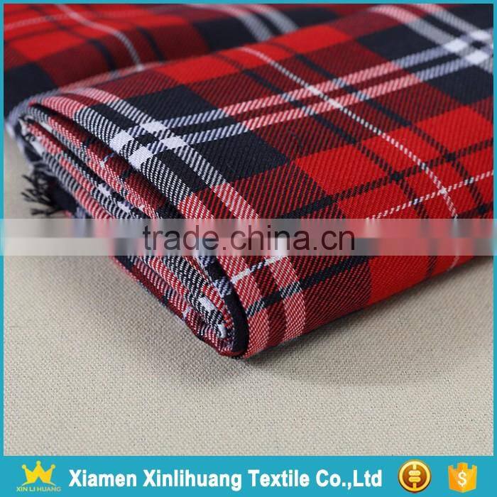 New Item Yarn Dyed 100% Cotton Checked Fabric for School Uniform