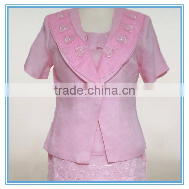 Ladies elegant 3 pcs skirt casual suit