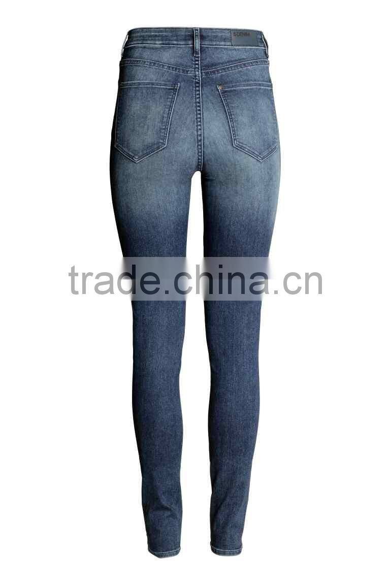 Super Skinny High Jegging,2016 summer women denim pants,women corpped jean