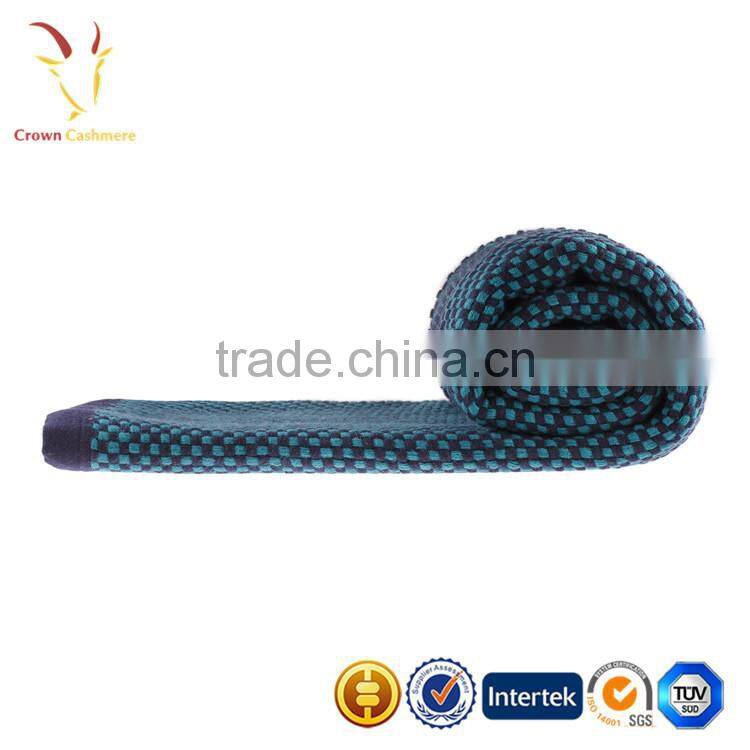 Baby Warm Cable Cashmere Throw Knitted Cashmere Blanket