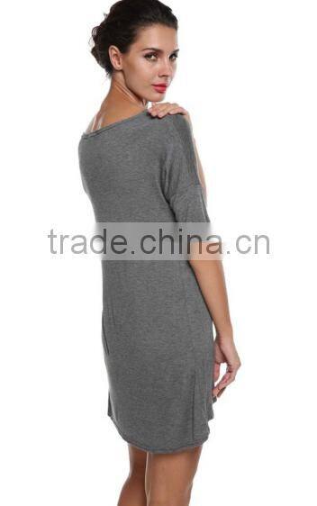 Tops For Women 2016 Fashion Cute & Comfy Loose Fit Short Sleeves Tunic tops