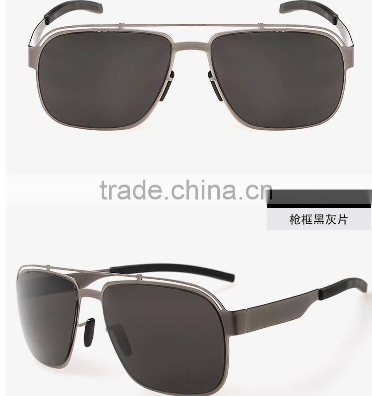 2016 Wholesale Fashion Cheap Man Sunglasses Whith Stainless Frame