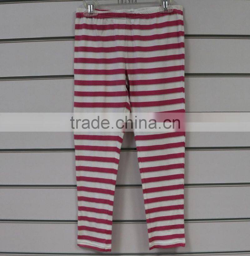 solid color and full print girls leggings with cotton spandex fabric