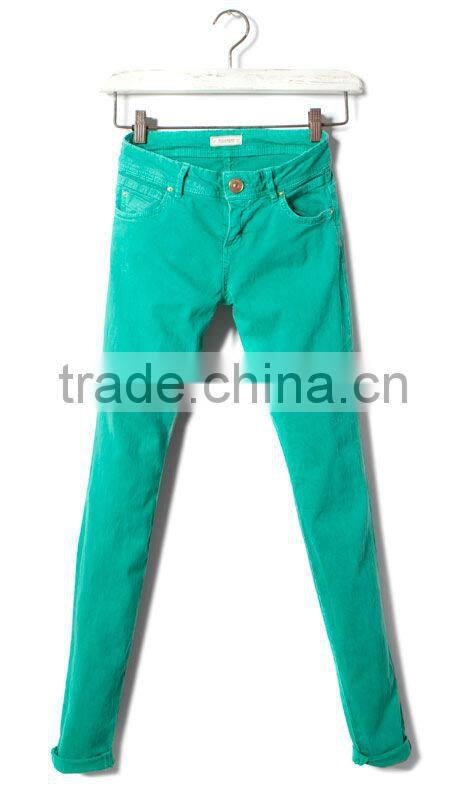 2014 Sweet candy color joker feet backing multicolor pants