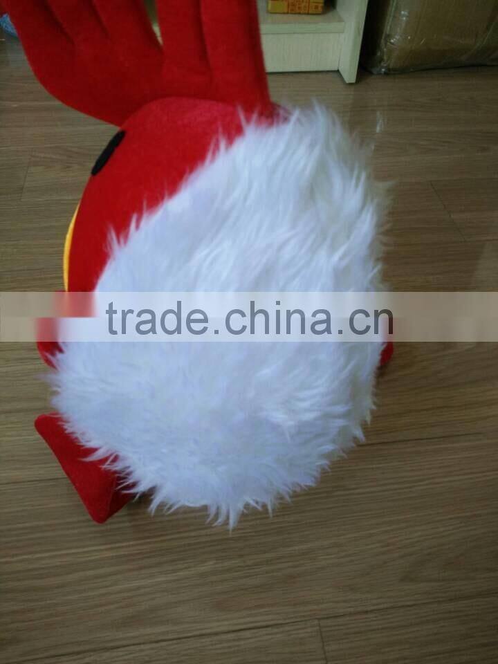 Factory Professional Customized Rooster Plush Mask Hat