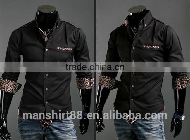 mens slim fit long sleeve organic cotton dress shirt