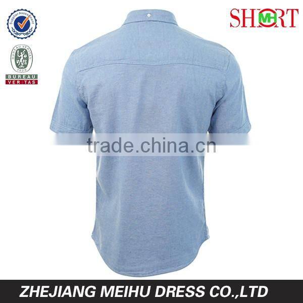 Men short sleeve t-shirt solid color custom men shirts