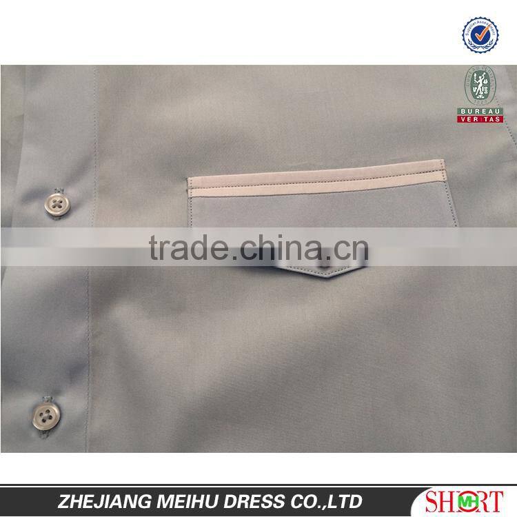 2016 Custom Men high quality short sleeve dress shirt