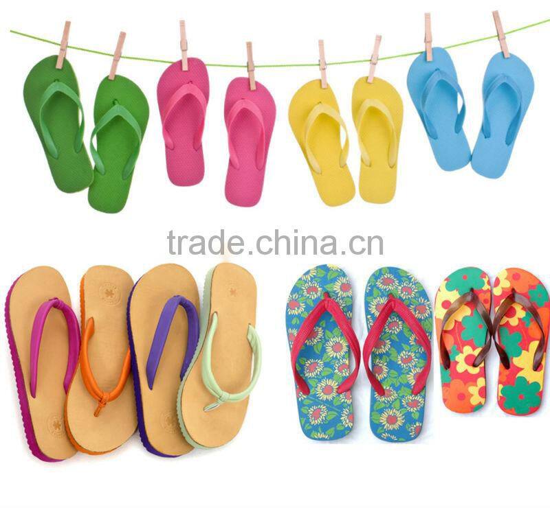 promotional plain black flip flops